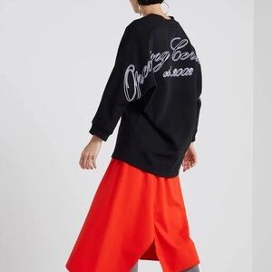 Opening Ceremony Logo Dolman Sweatshirt Black